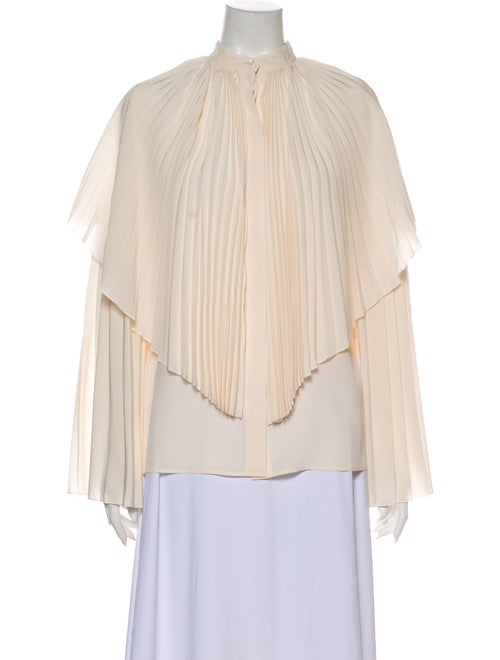 Stella McCartney Silk Mock Neck Blouse