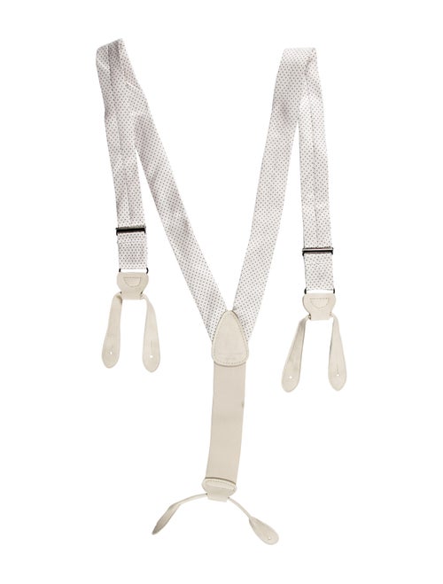 Stella McCartney Satin Suspenders White