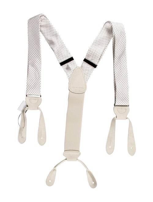 Stella McCartney Satin Suspenders White