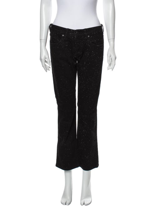 Stella McCartney Low-Rise Straight Leg Jeans Black