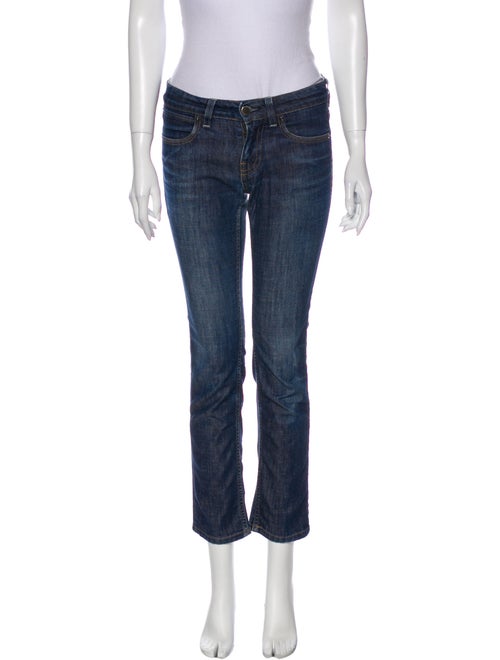 Stella McCartney Low-Rise Straight Leg Jeans Blue