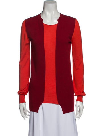 Stella McCartney Knitwear Colorblock Pattern Scoop Neck Sweater XS