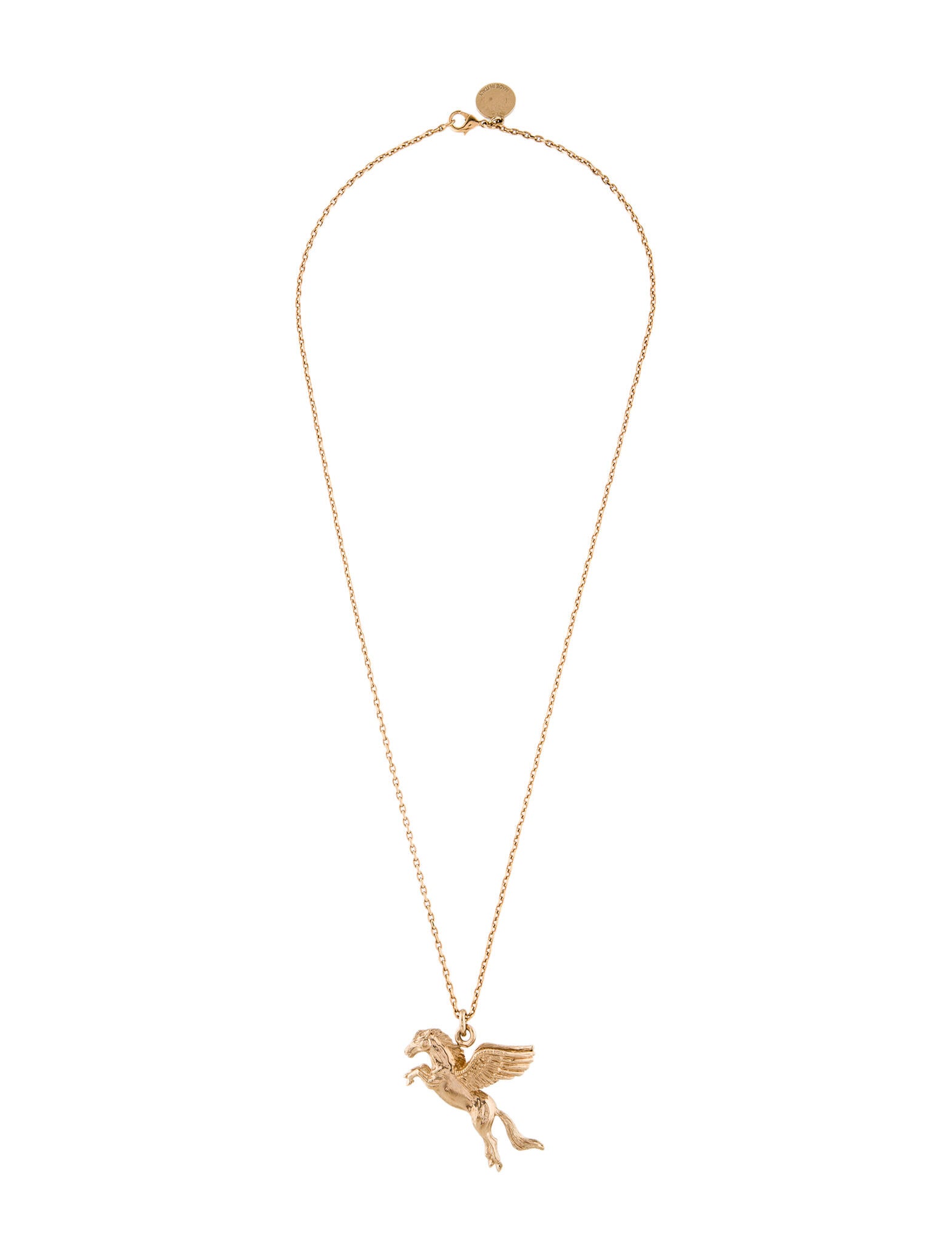 Stella McCartney Pegasus Pendant Necklace