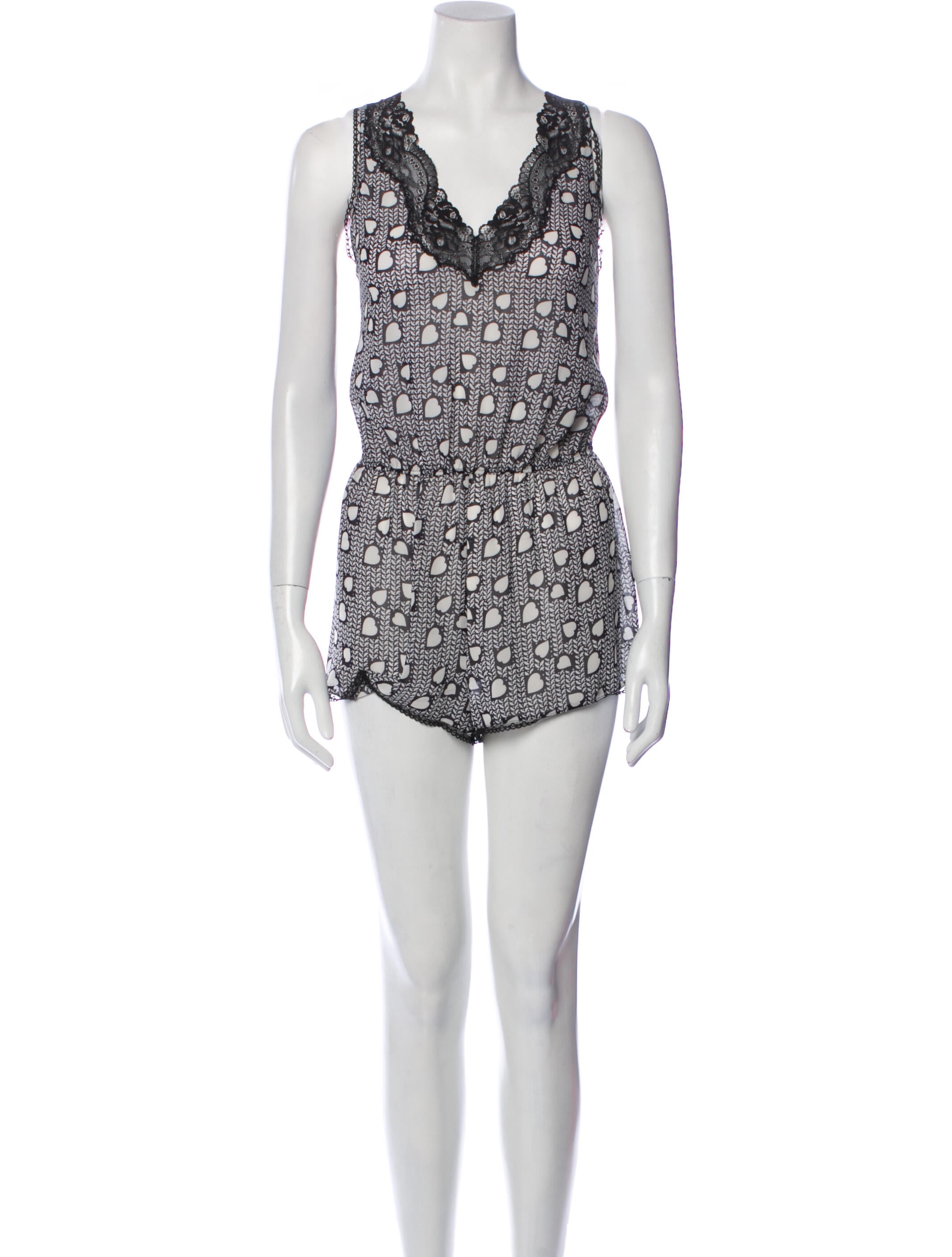 Stella McCartney Printed V-Neck Romper