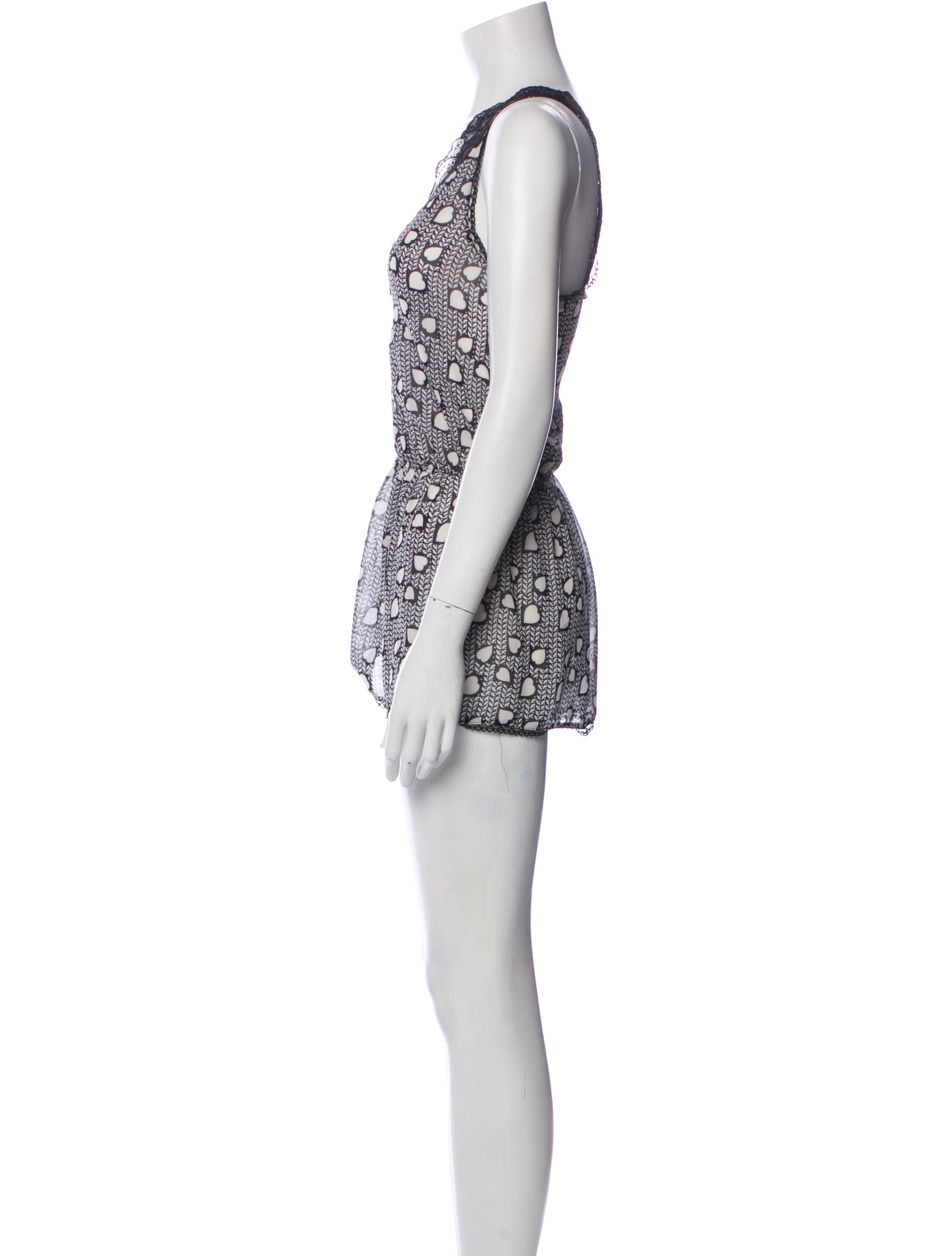 Stella McCartney Printed V-Neck Romper