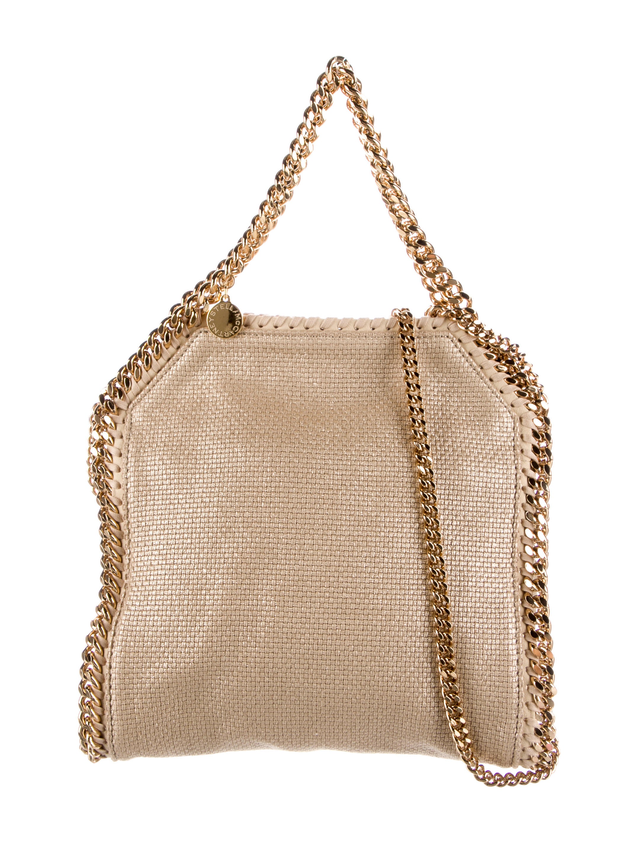 Stella McCartney Knitted Crossbody Bag Neutrals Crossbody Bags, Handbags STL219350 The