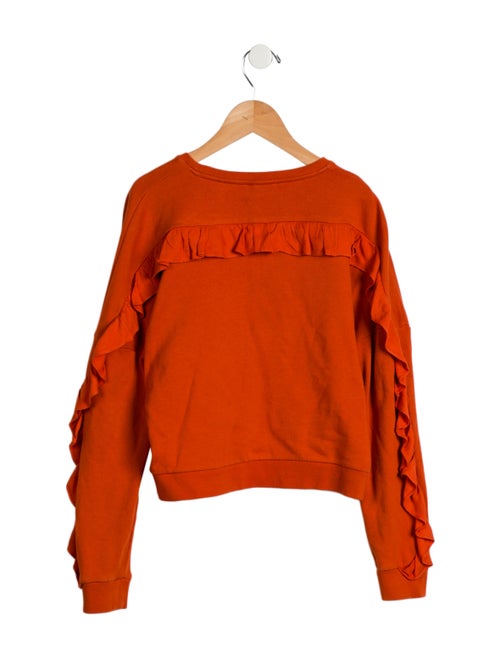 Stella McCartney Girls' Ruffle Trim Sweatshirt