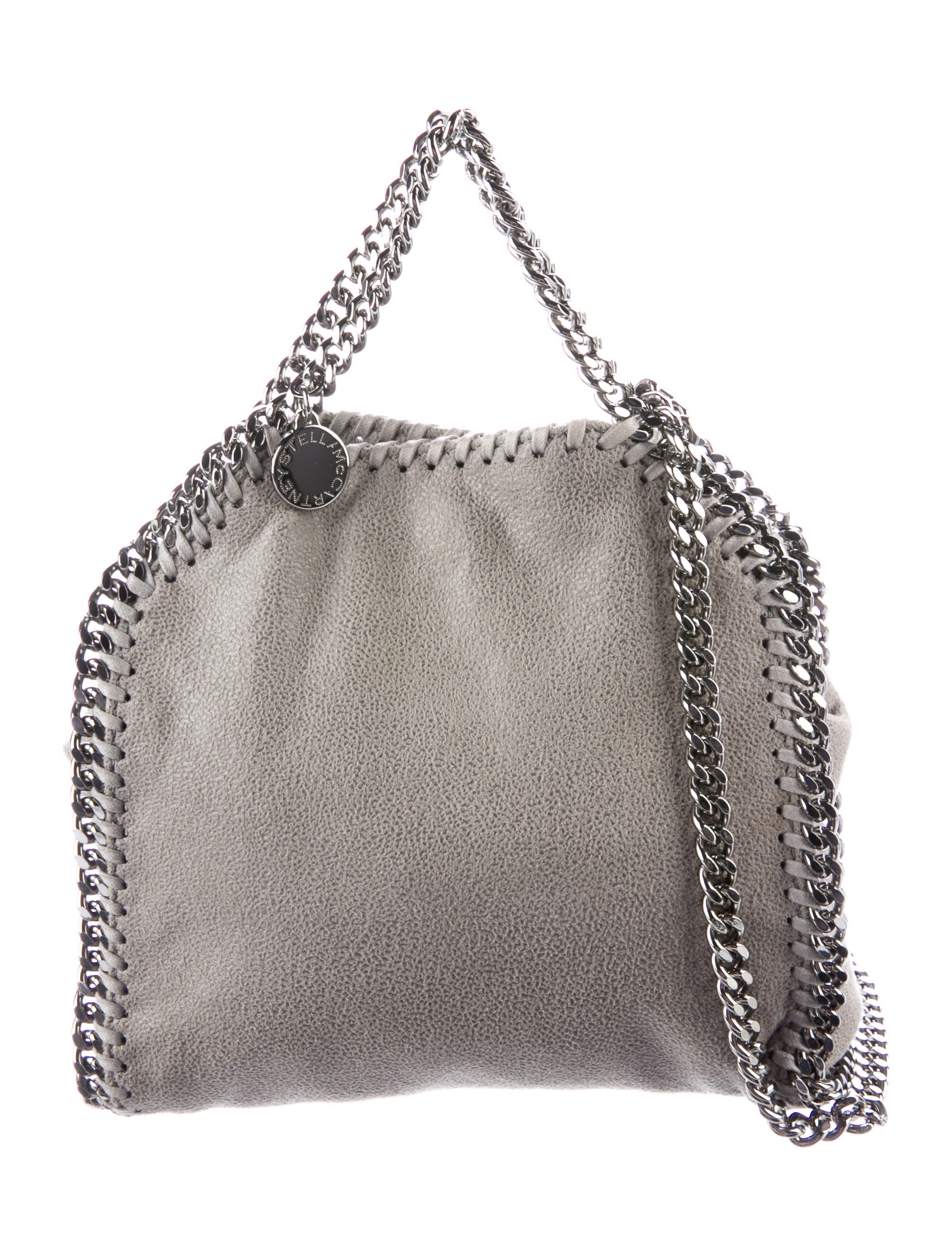Stella McCartney Falabella Shoulder Bag Grey Shoulder Bags, Handbags
