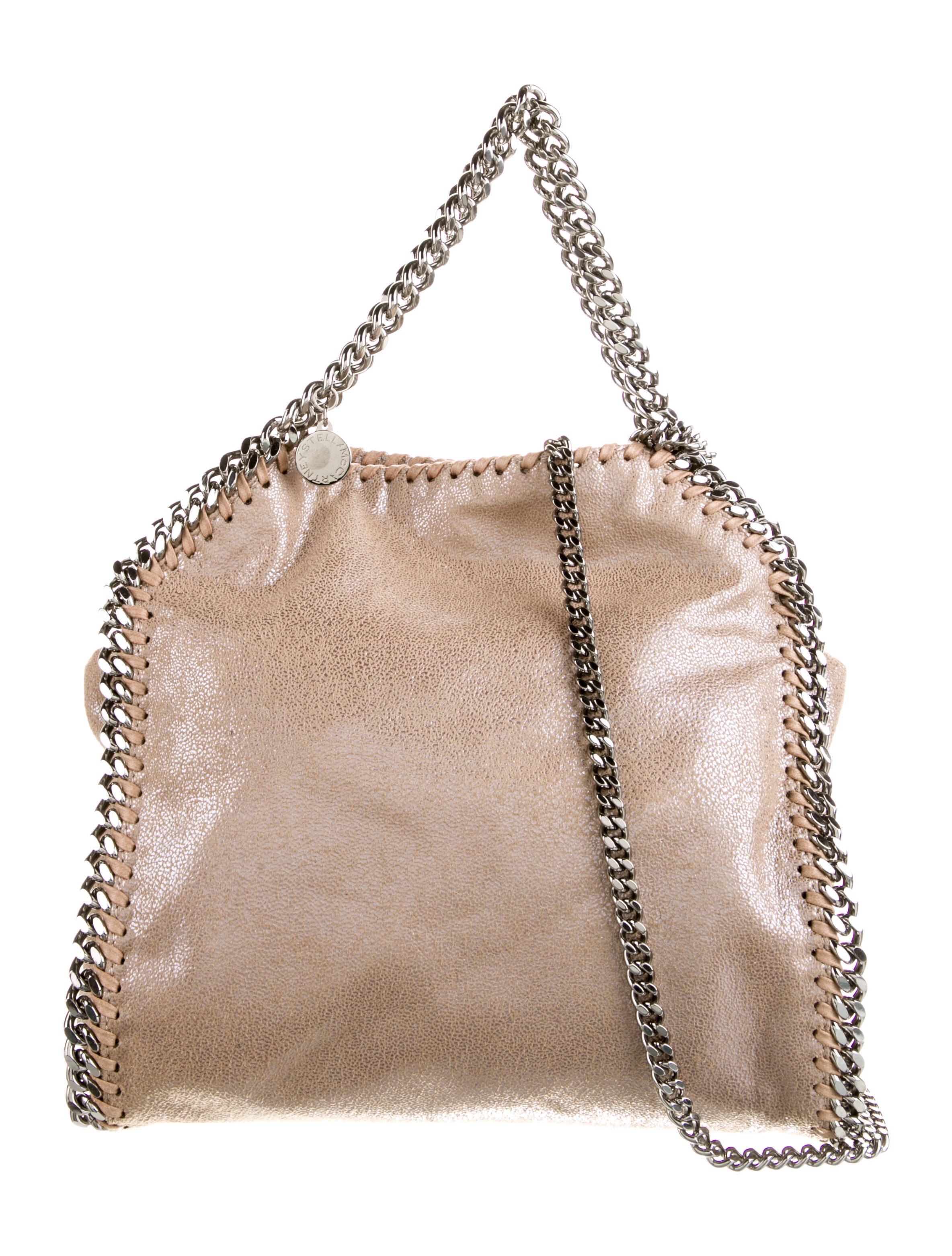 Stella McCartney Mini Falabella Crossbody Bag Metallic Crossbody Bags, Handbags STL228296