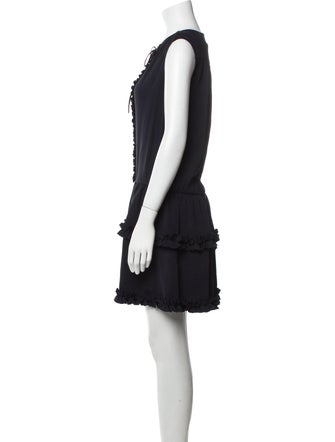 Stella McCartney Tie Neck Mini Dress