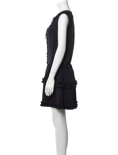 Stella McCartney Tie Neck Mini Dress