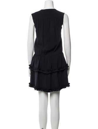 Stella McCartney Tie Neck Mini Dress