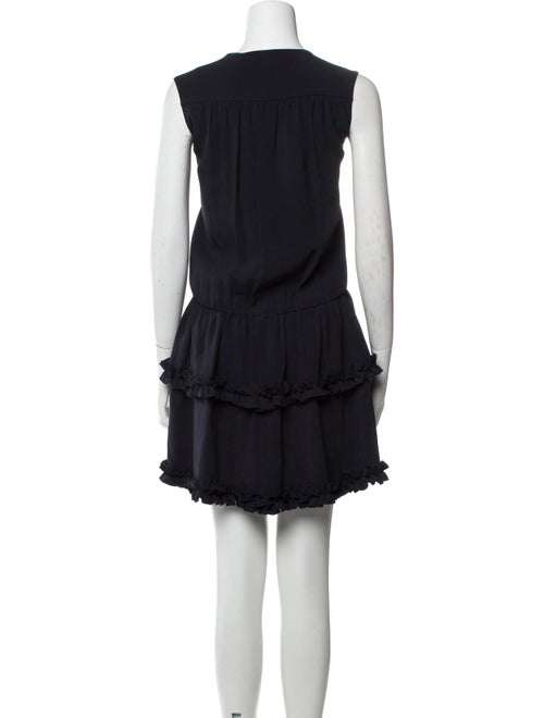 Stella McCartney Tie Neck Mini Dress
