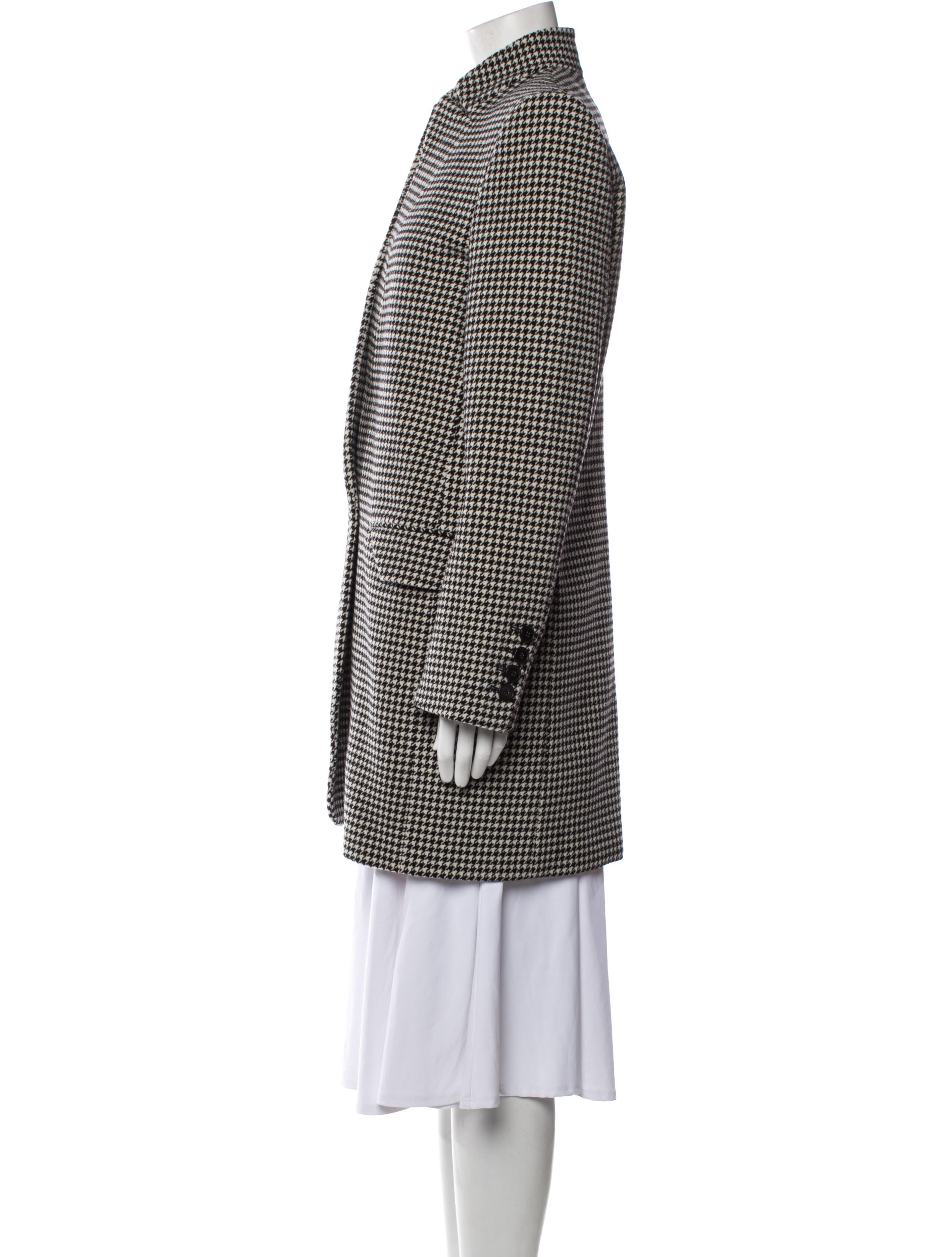 Stella McCartney Houndstooth Print Coat