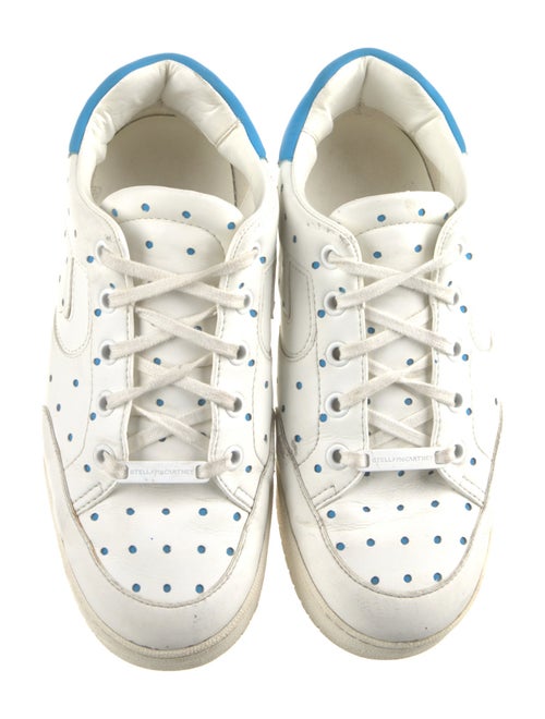 Stella McCartney Leather Lasercut Accents Sneakers