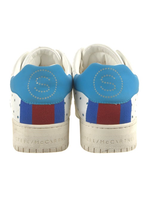 Stella McCartney Leather Lasercut Accents Sneakers