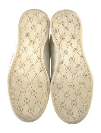 Stella McCartney Leather Lasercut Accents Sneakers
