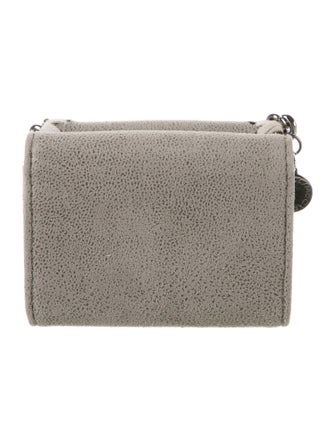 Stella McCartney Vegan Suede Compact Wallet