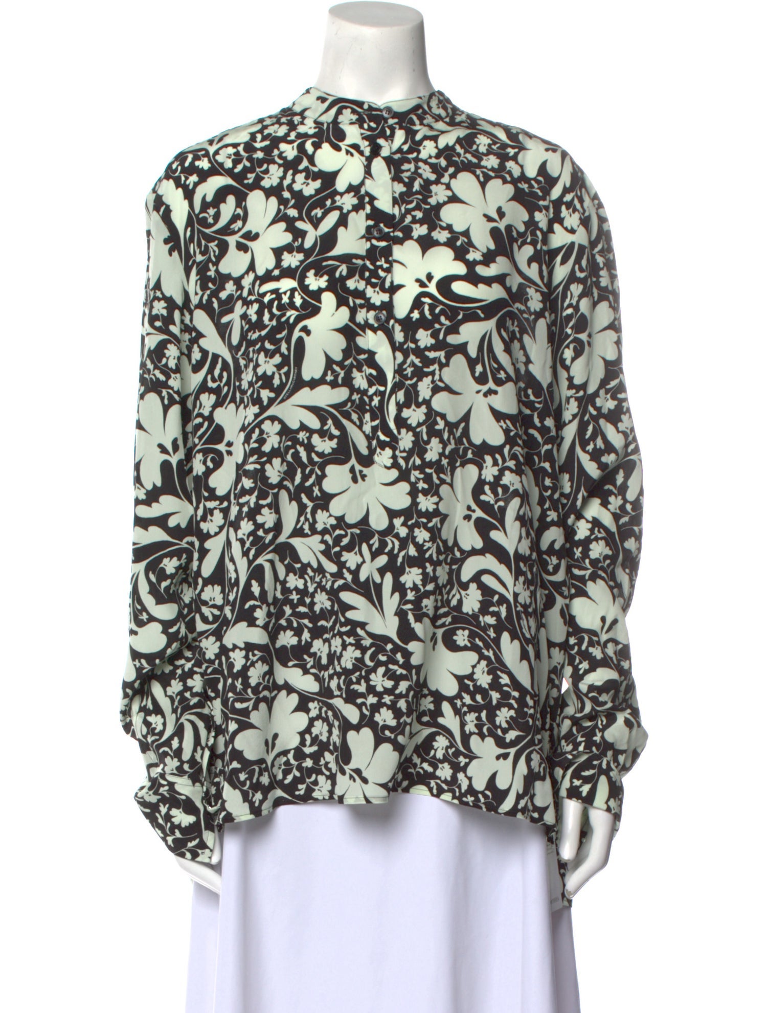 Classic V-neck blouse for women | Stella main image 1