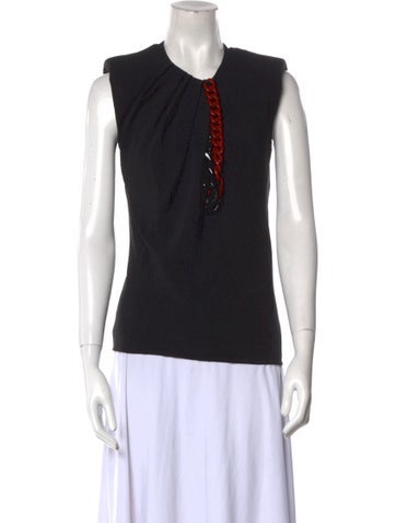Stella McCartney Tops Crew Neck Sleeveless Top US 2 | XS