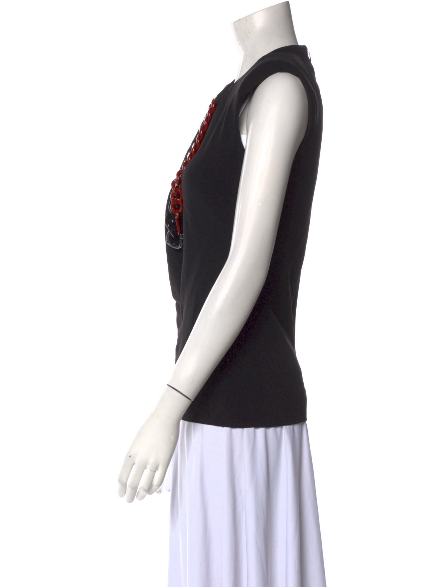Stella McCartney Crew Neck Sleeveless Top