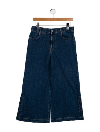 Stella McCartney Mid-Rise Wide Leg Jeans