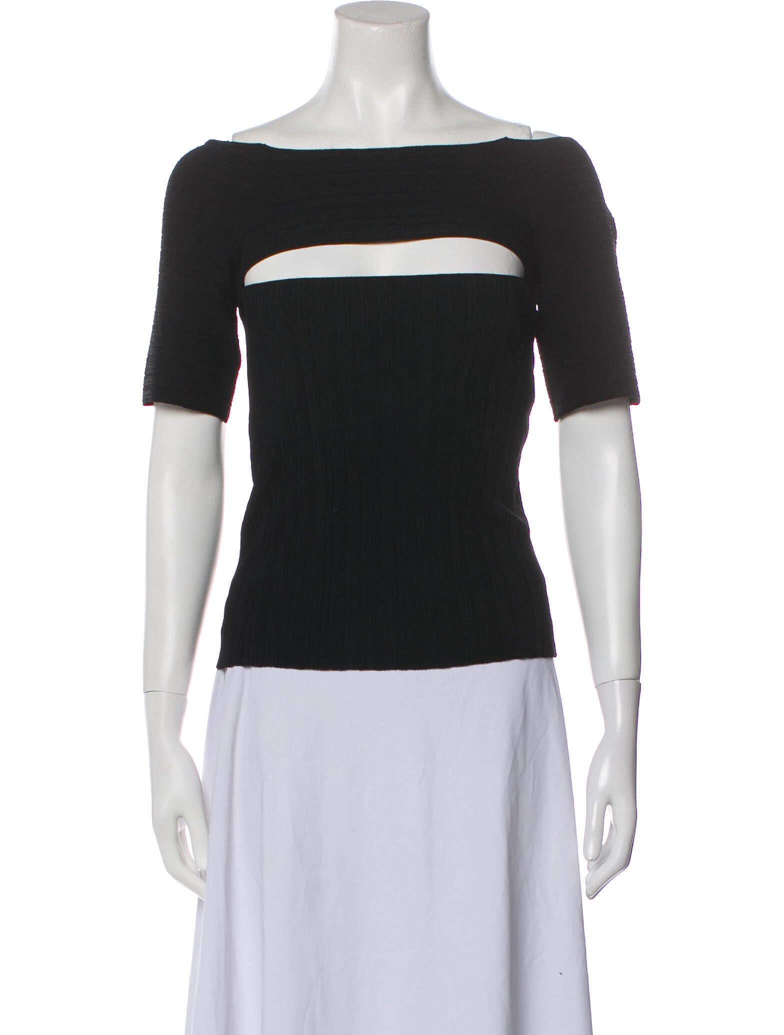 Stella McCartney Off-The-Shoulder Short Sleeve T-Shirt