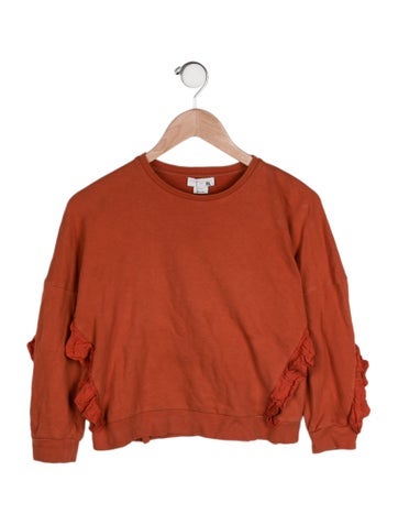 Stella McCartney Sizes 7-16 Girls' Ruffle Sweatshirt 14