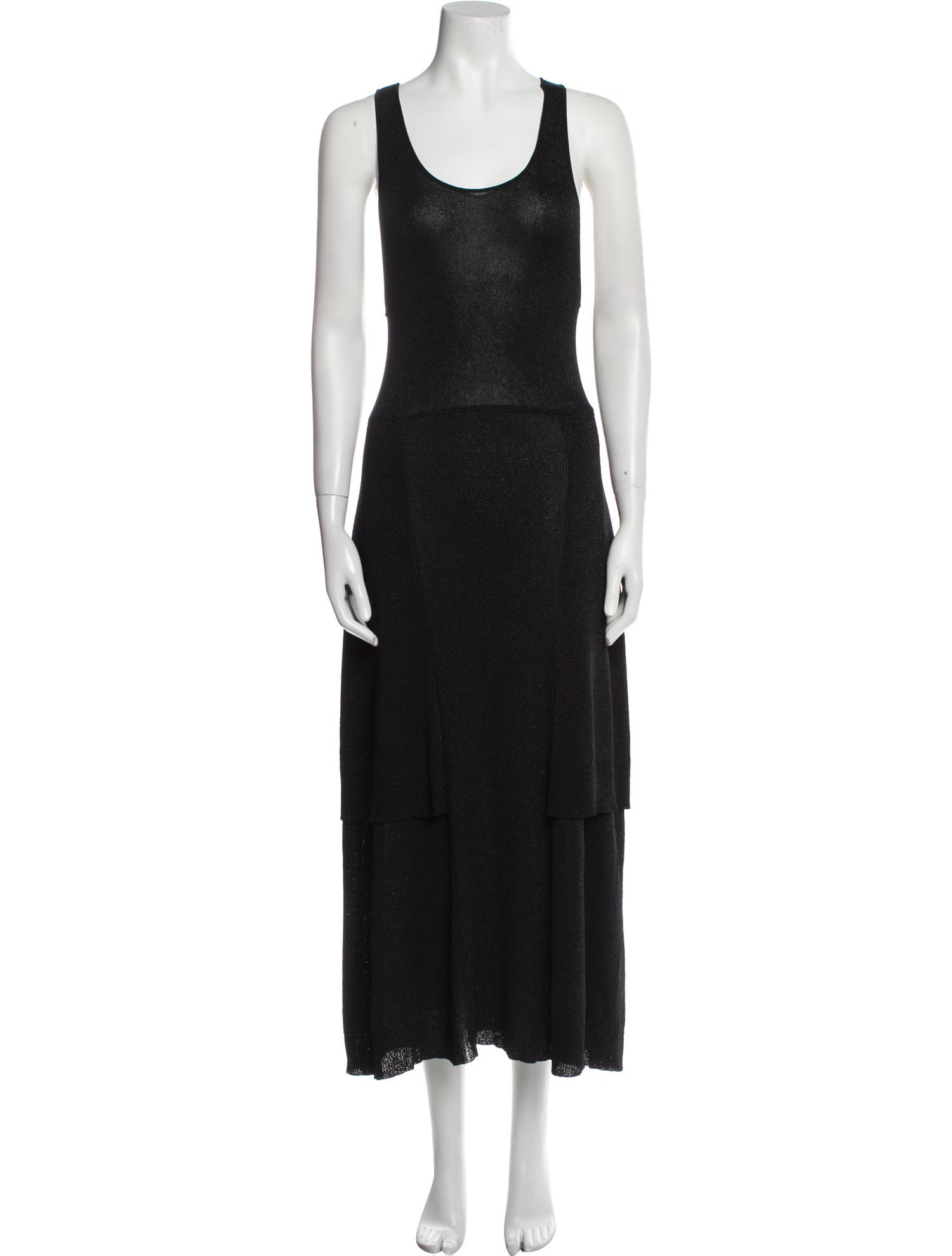 Stella McCartney Scoop Neck Long Dress
