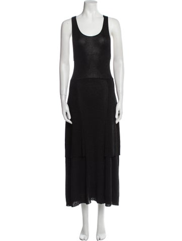 Stella McCartney Dresses Scoop Neck Long Dress Us6, It42 | M