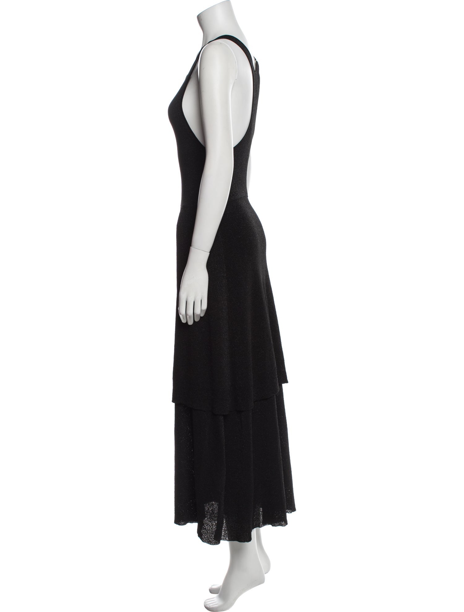 Stella McCartney Scoop Neck Long Dress