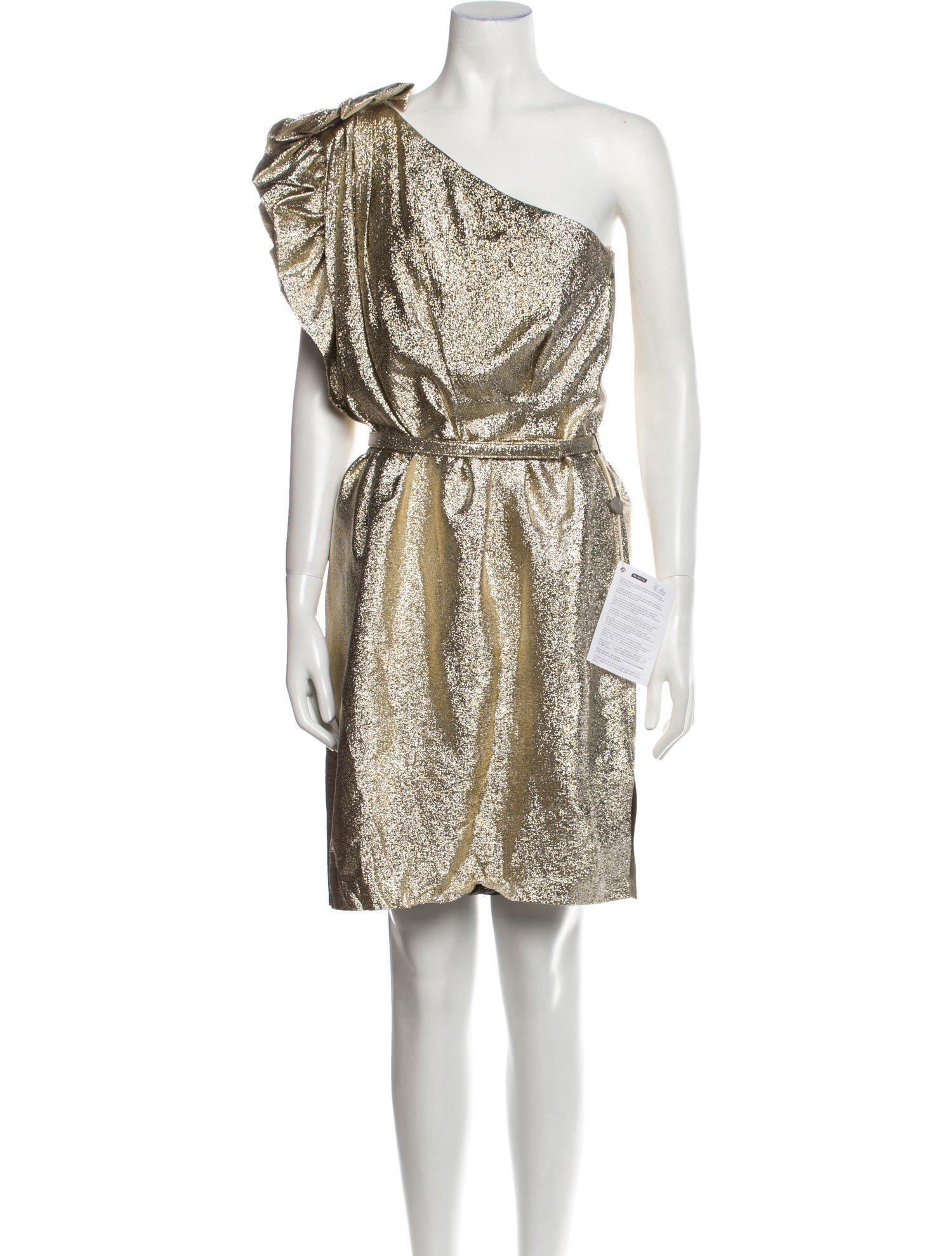 Stella McCartney One-Shoulder Knee-Length Dress