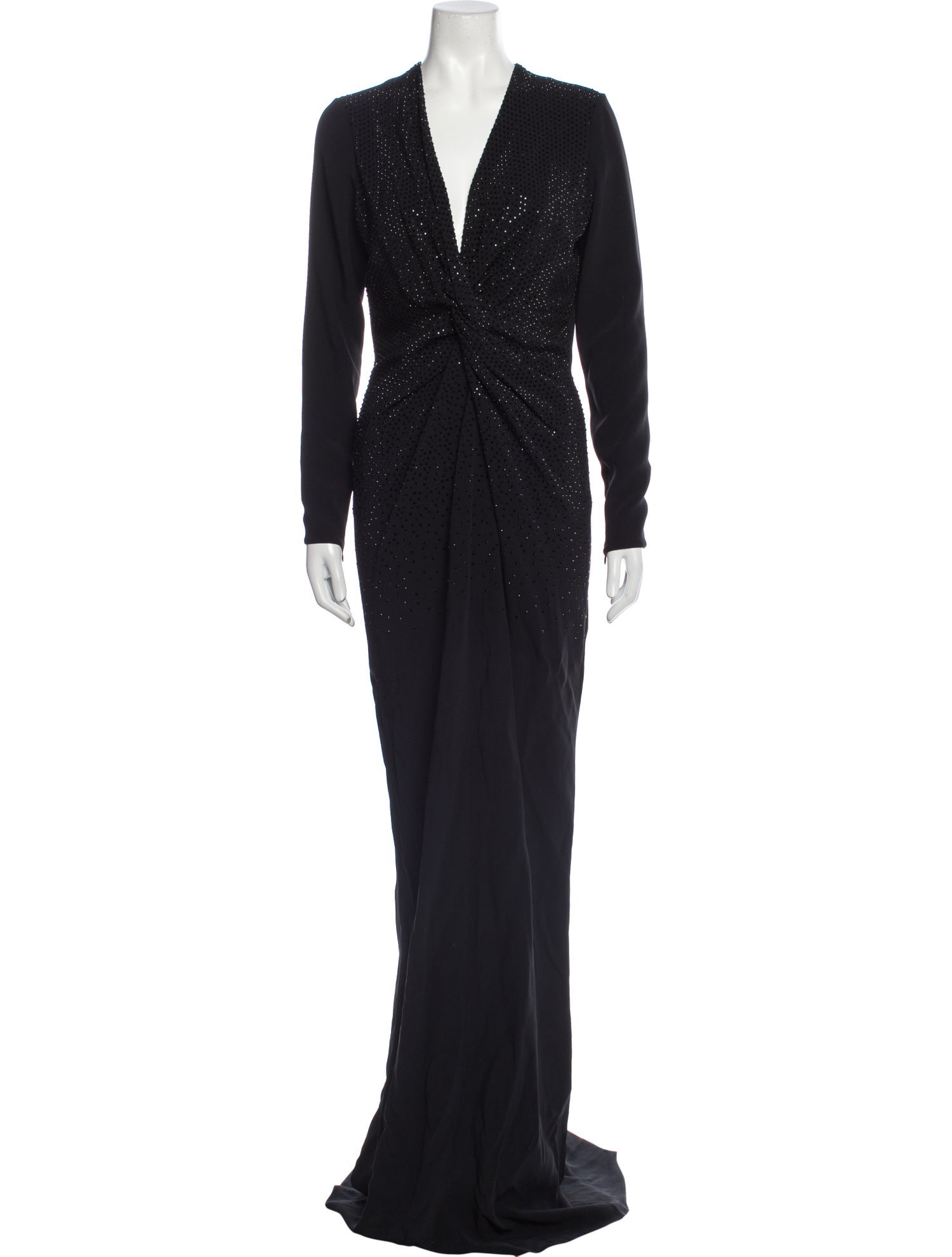 Stella McCartney Plunge Neckline Long Dress