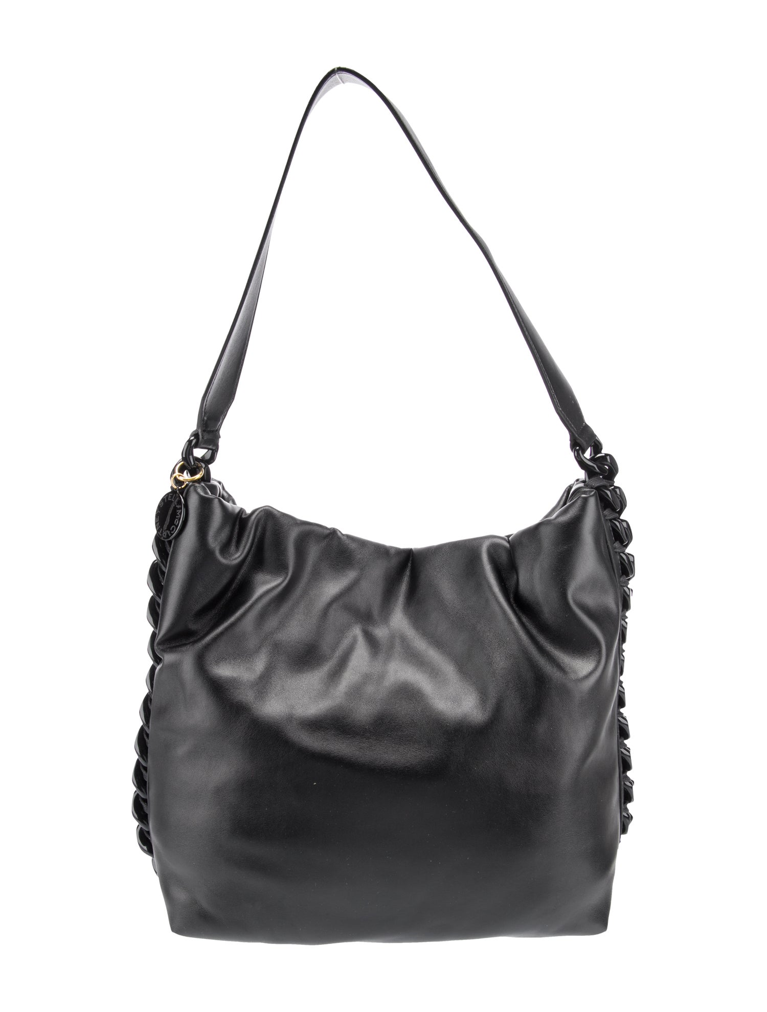 ショルダーバッグ・ポシェット Stella Mccartney Structured Crossbody Bag With Unique Chain Stella McCartney Gold Chain Shoulder Bag Quilted Star 2