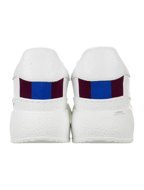 Stella McCartney Leather Graphic Print Sneakers