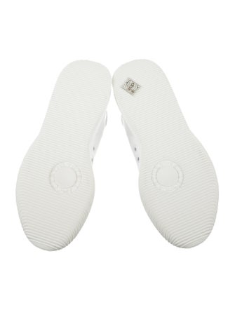 Stella McCartney Leather Graphic Print Sneakers