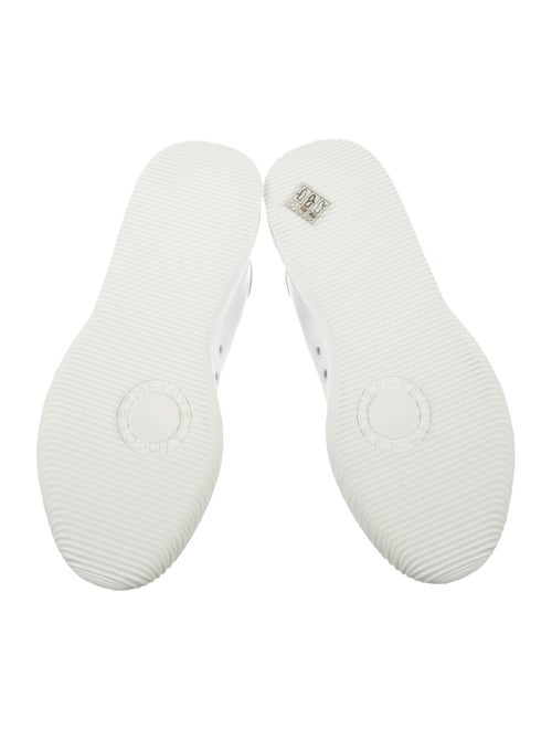 Stella McCartney Leather Graphic Print Sneakers