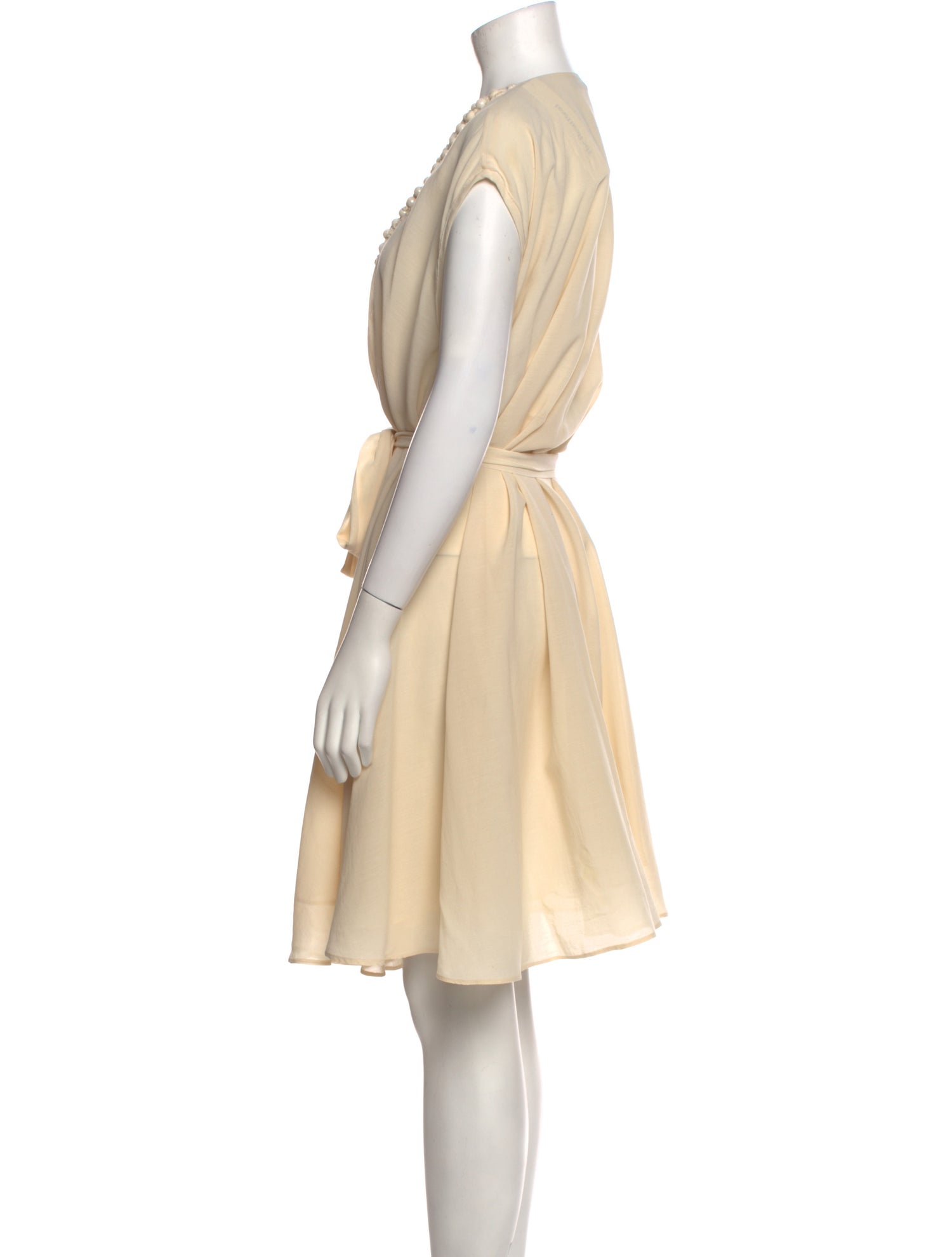 Stella McCartney Plunge Neckline Midi Length Dress