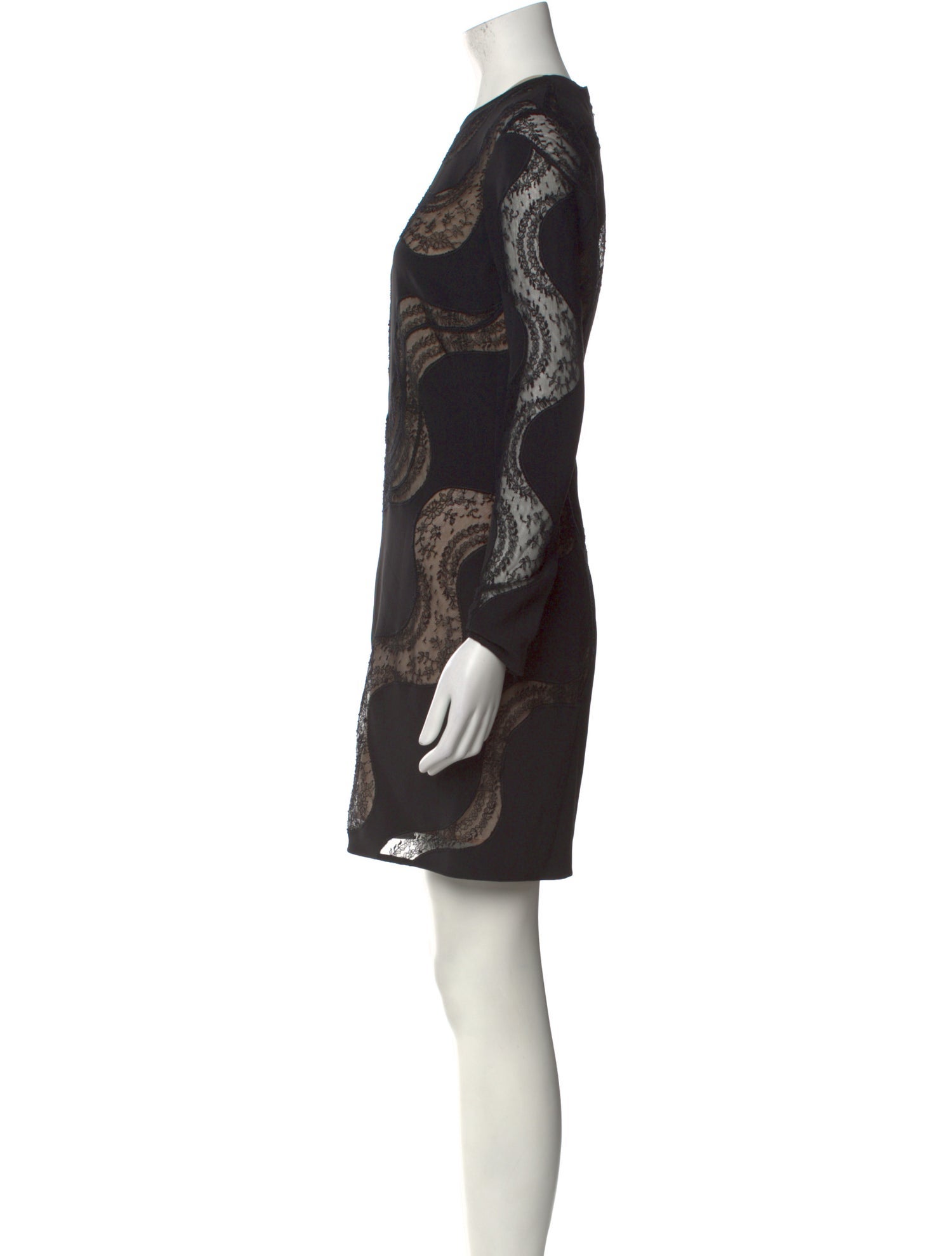Stella McCartney Lace Pattern Mini Dress - Black Dresses, Clothing - STL276262 | The RealReal Stella McCartney Lace Pattern Mini Dress - Black Dresses, Clothing - STL276262 | The RealReal