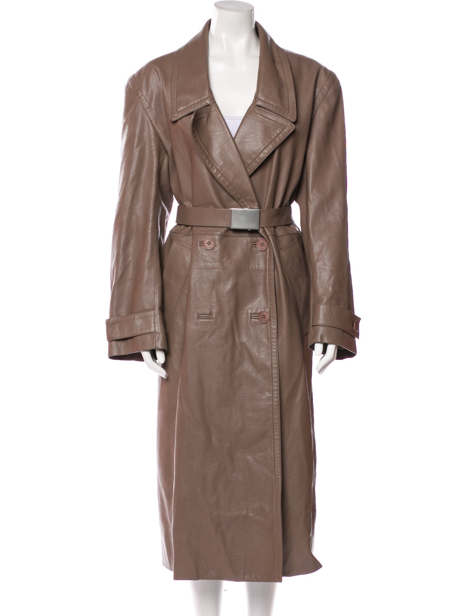 Stella McCartney Trench Coat - Neutrals Coats, Clothing