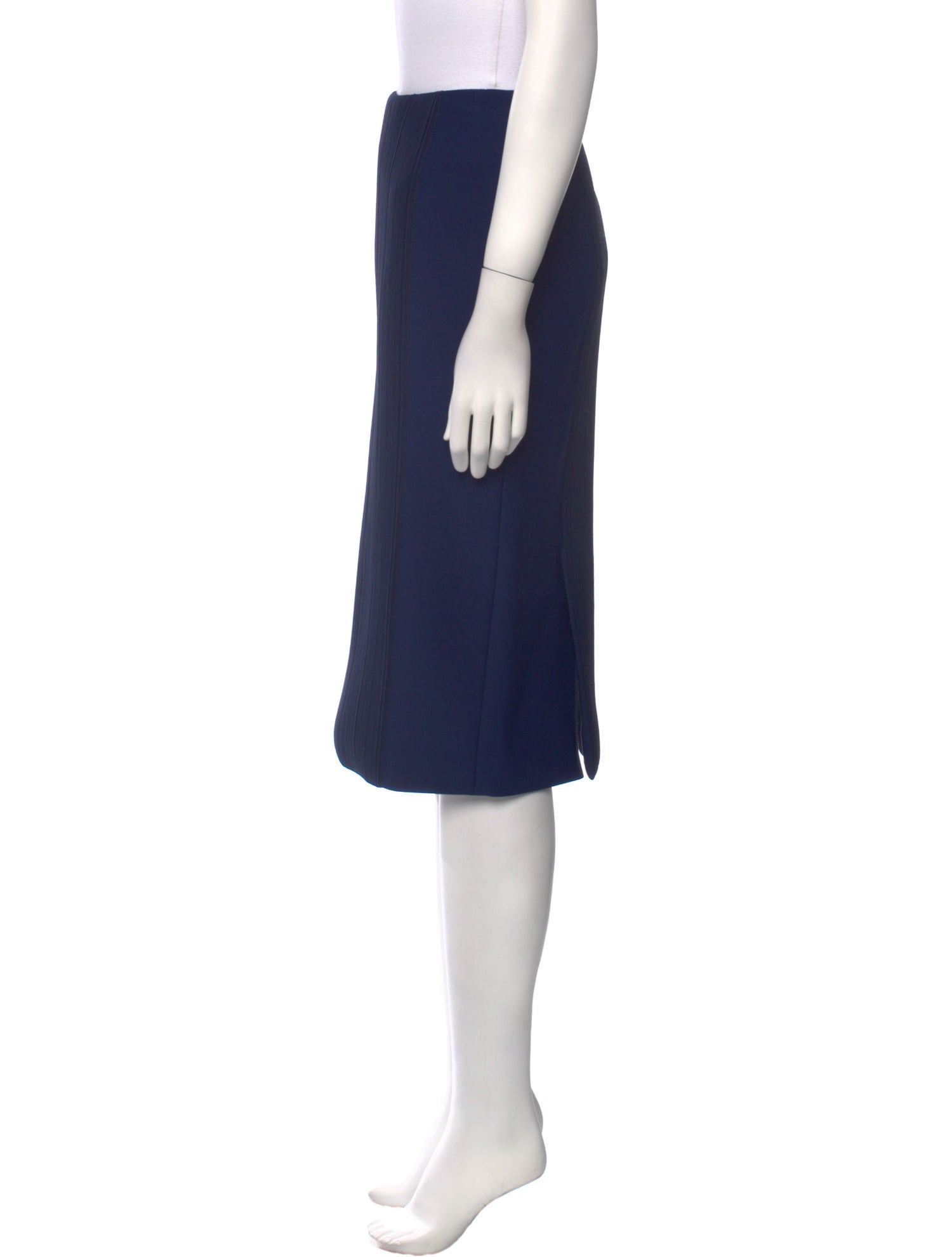 Stella McCartney Pleated Accents Knee-Length Skirt