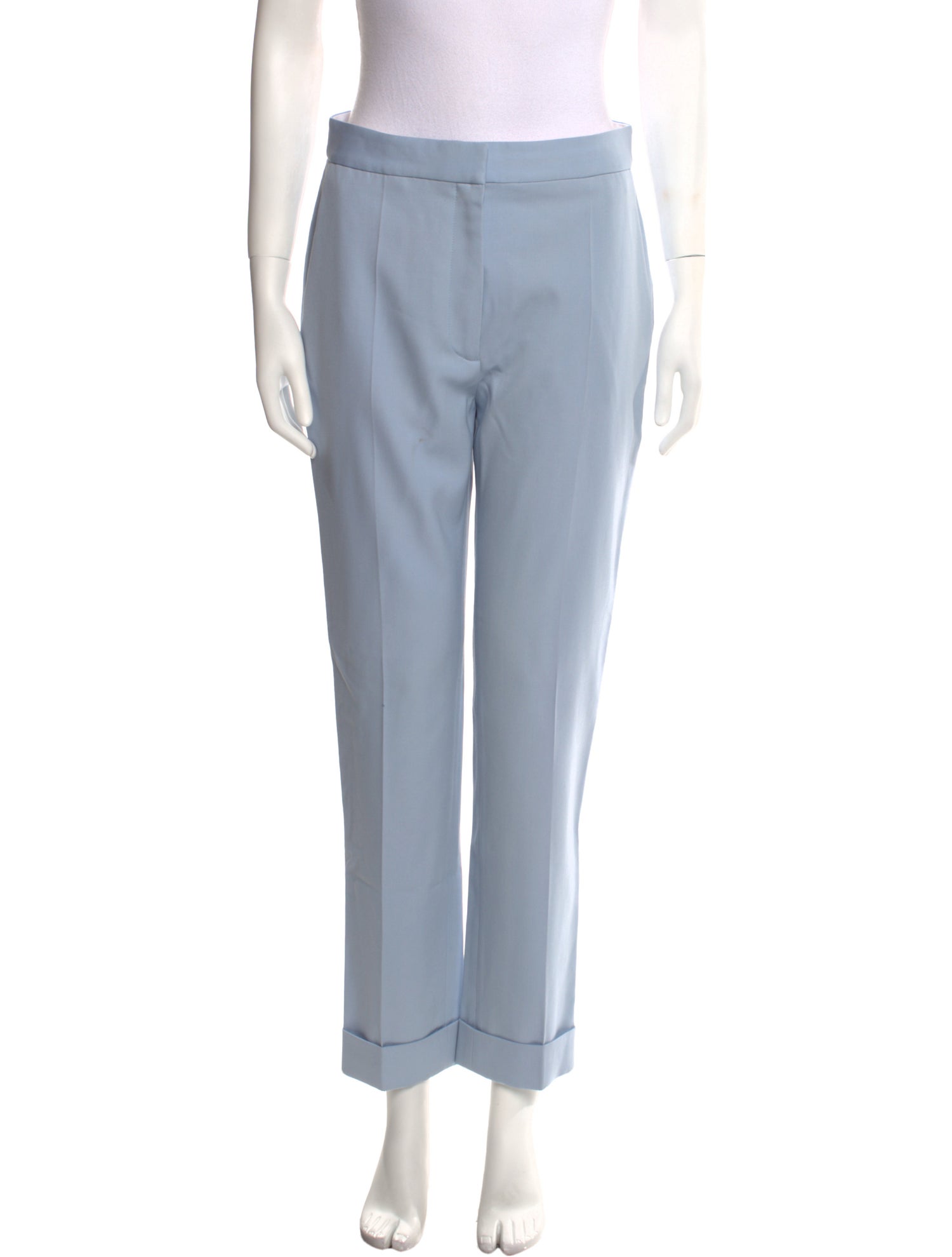 Stella McCartney Wool Straight Leg Pants