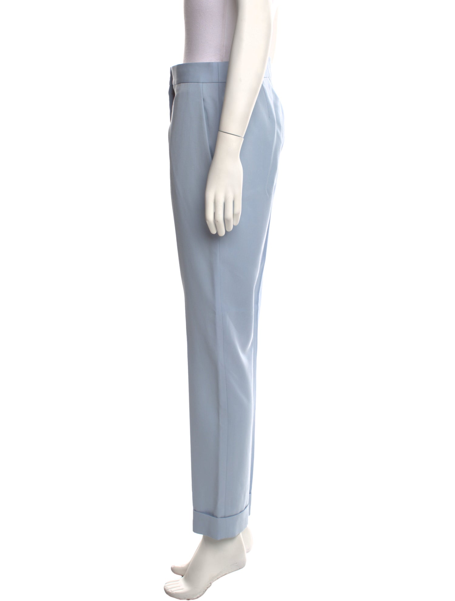 Stella McCartney Wool Straight Leg Pants