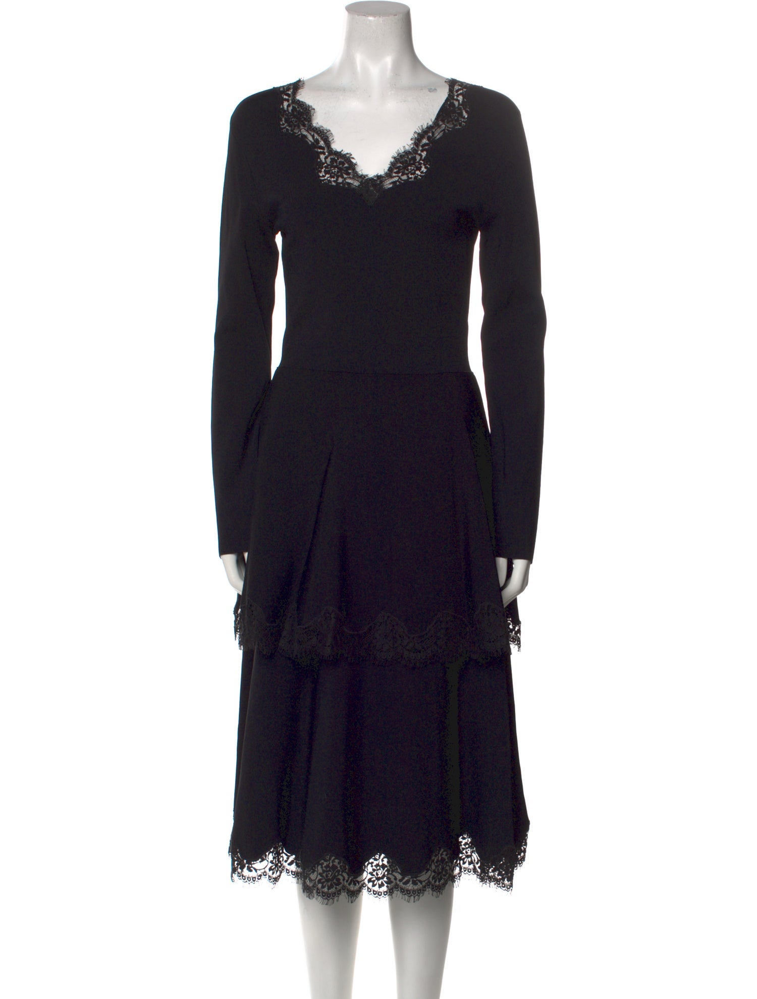 Stella McCartney V-Neck Midi Length Dress