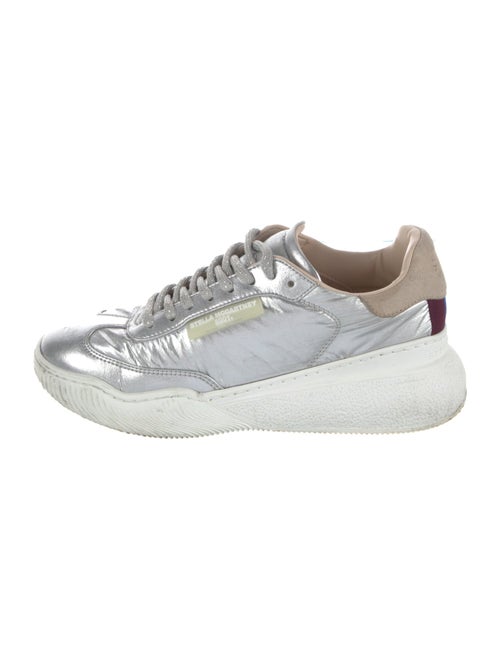 Stella McCartney Vegan Leather Colorblock Pattern Sneakers