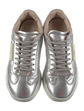 Stella McCartney Vegan Leather Colorblock Pattern Sneakers