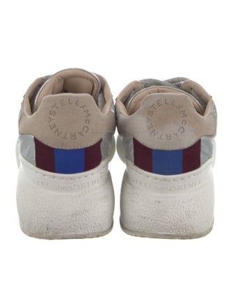 Stella McCartney Vegan Leather Colorblock Pattern Sneakers