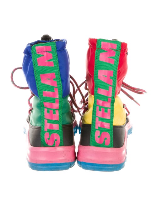 Stella McCartney Printed Lace-Up Boots