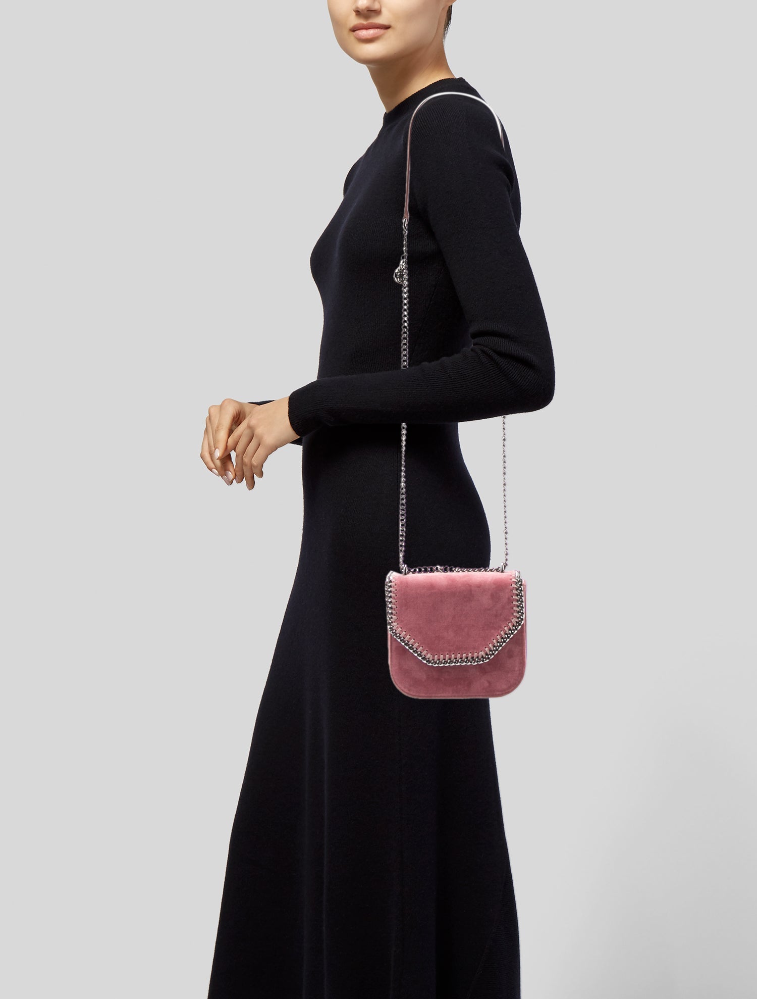 Stella McCartney Velvet Crossbody Bag