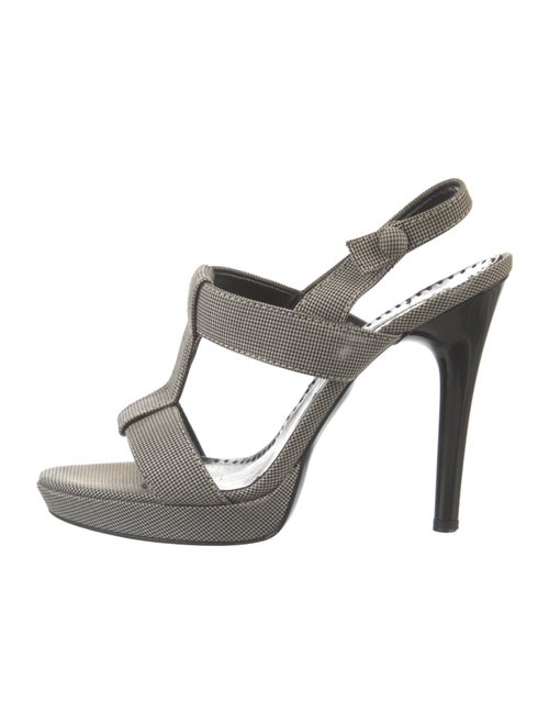 Stella McCartney Patent Leather T-Strap Sandals